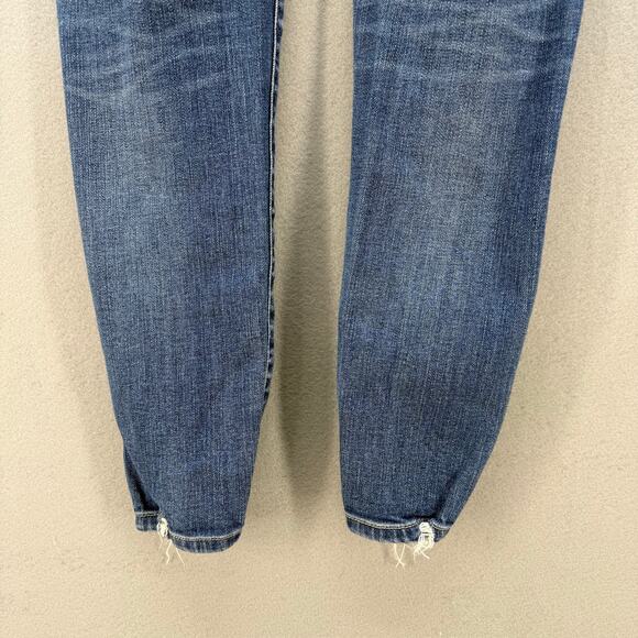 BKE Jeans Women's 25 (2) Blue Stella Mid-Rise Slim Fit Ankle Skinny Preppy - Picture 5 of 13